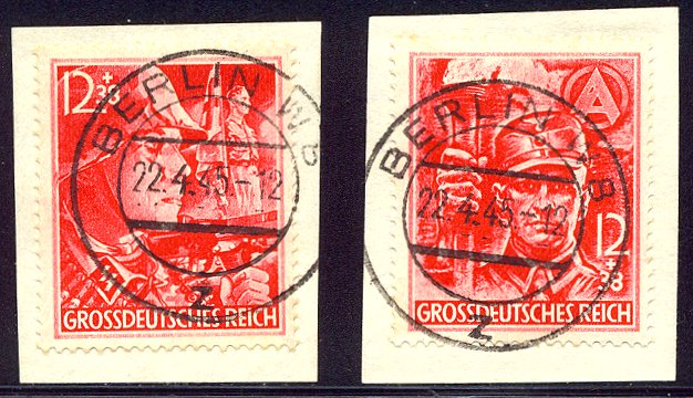 GERMANY #B292 93 Used   1945 Storm Troopers